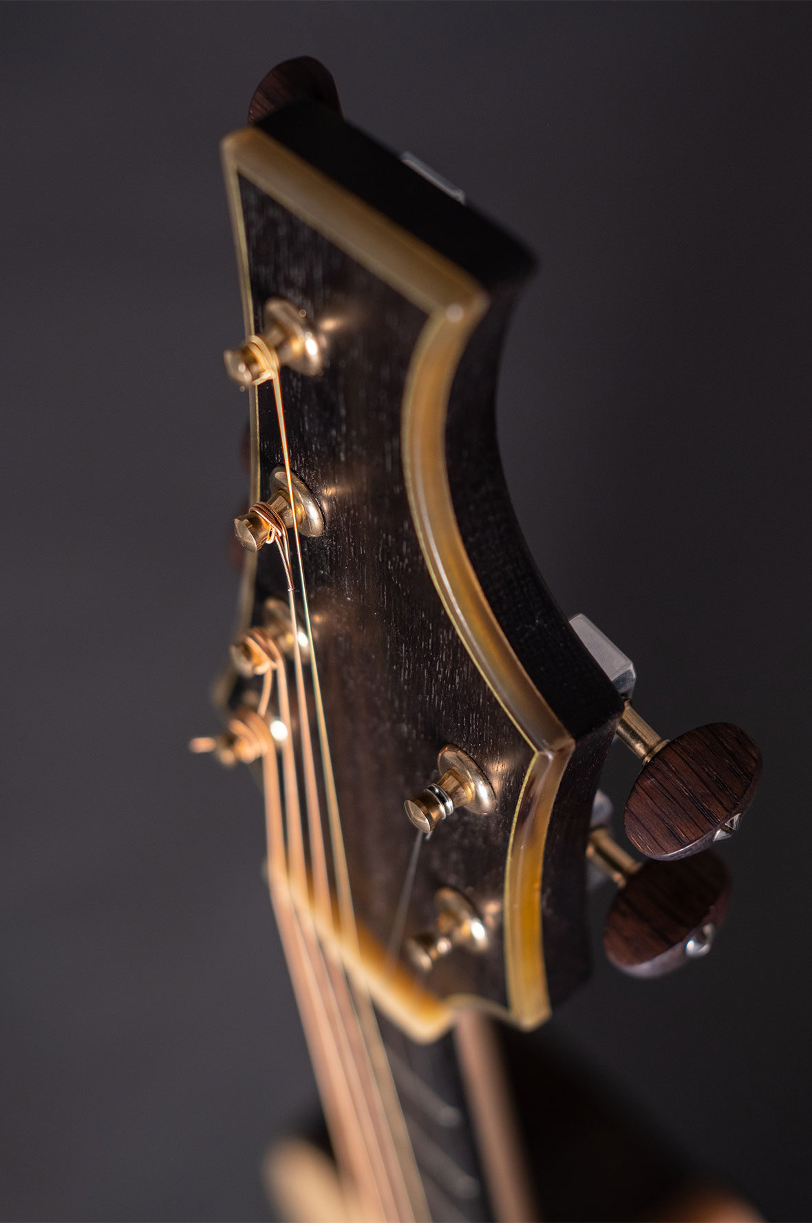 A Series Fenland Black Oak Guitar (Jazz)